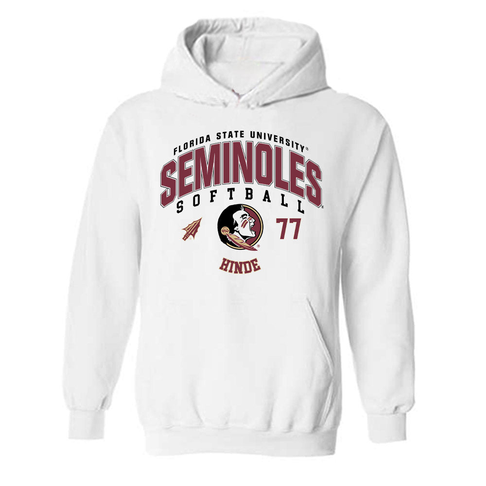 FSU - NCAA Softball : Anna Hinde - Fashion Shersey Hooded Sweatshirt-0