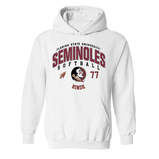 FSU - NCAA Softball : Anna Hinde - Fashion Shersey Hooded Sweatshirt-0
