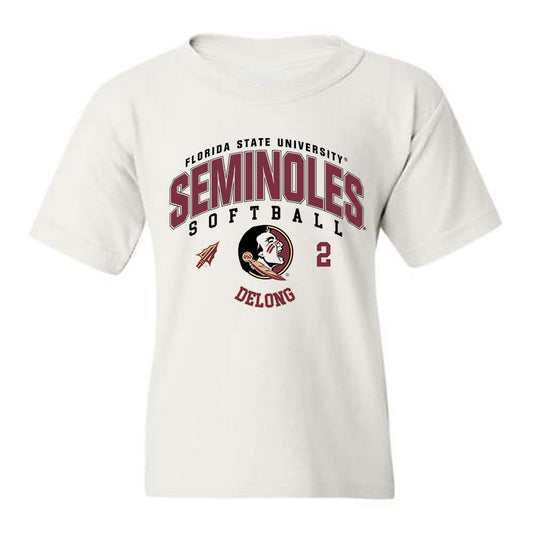 FSU - NCAA Softball : Addie DeLong - Fashion Shersey Youth T-Shirt