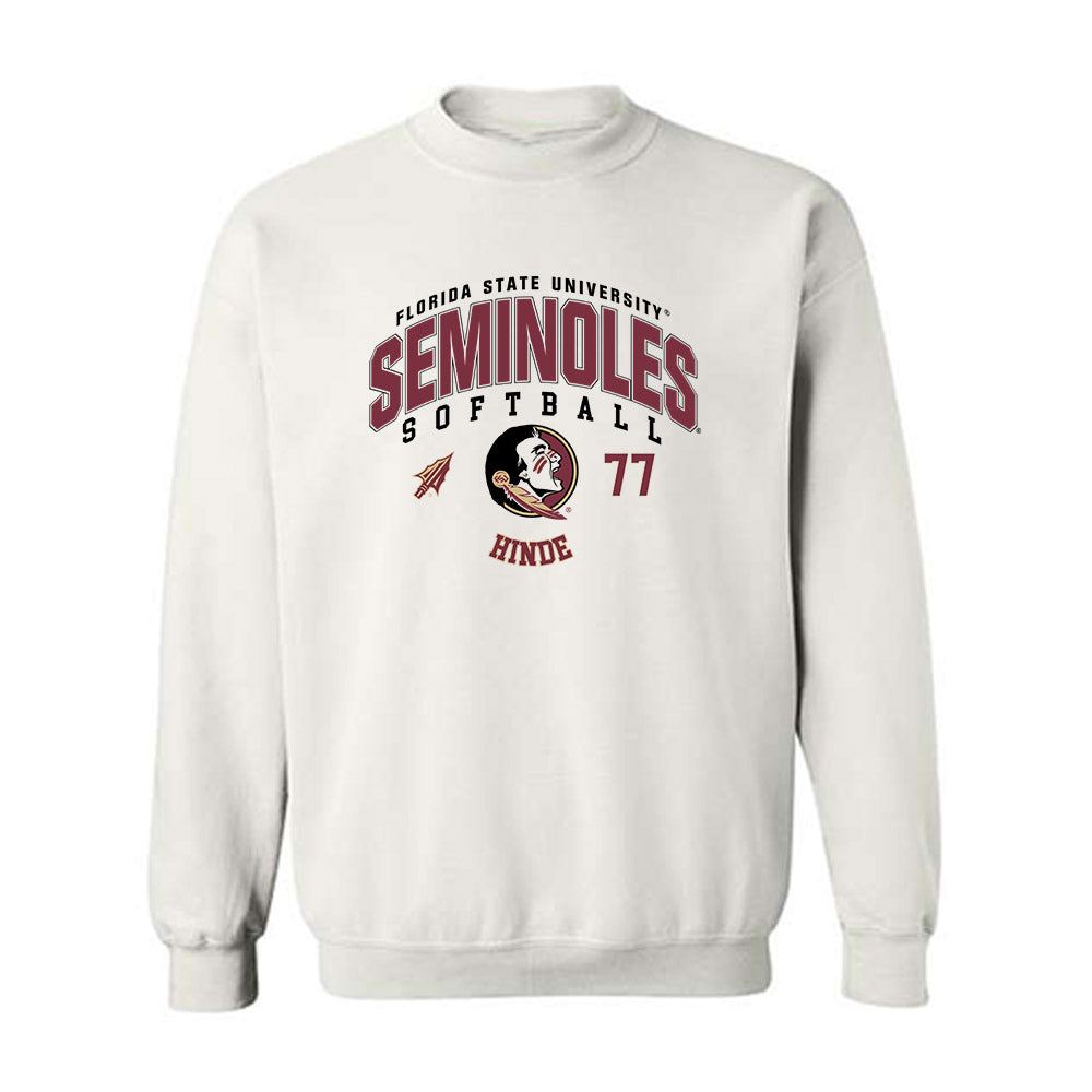 FSU - NCAA Softball : Anna Hinde - Fashion Shersey Crewneck Sweatshirt-0
