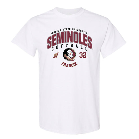 FSU - NCAA Softball : Jazzy Francik - Fashion Shersey T-Shirt-0