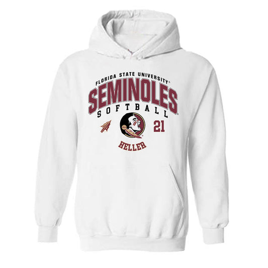 FSU - NCAA Softball : Marin Heller - Fashion Shersey Hooded Sweatshirt-0