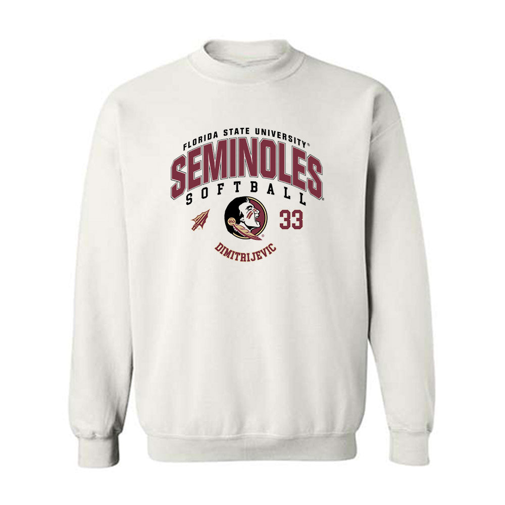 FSU - NCAA Softball : Lisabella Dimitrijevic - Fashion Shersey Crewneck Sweatshirt-0