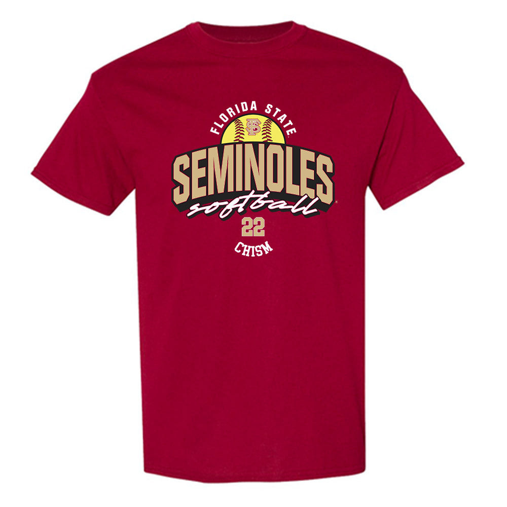 FSU - NCAA Softball : Harlie Chism - Fashion Shersey T-Shirt-0