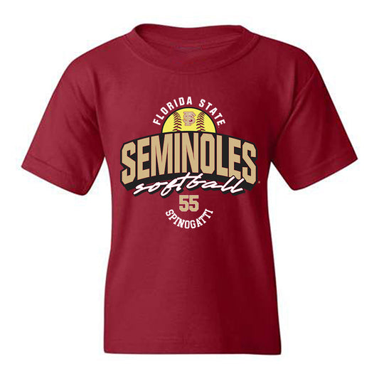 FSU - NCAA Softball : Danika Spinogatti - Fashion Shersey Youth T-Shirt-0