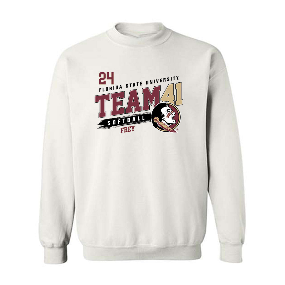 FSU - NCAA Softball : Madison Frey - Fashion Shersey Crewneck Sweatshirt