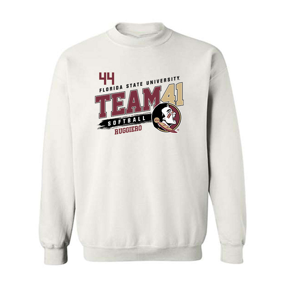 FSU - NCAA Softball : Isabella Ruggiero - Fashion Shersey Crewneck Sweatshirt-0