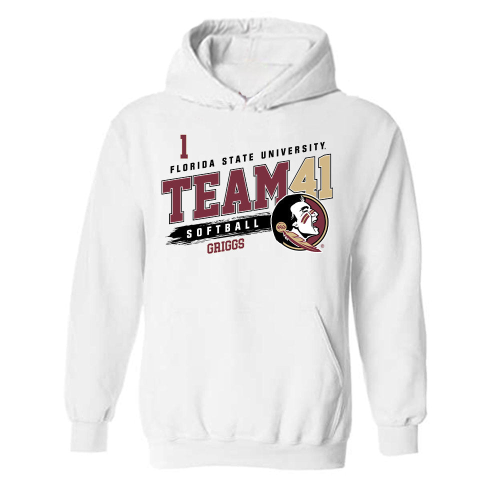 FSU - NCAA Softball : Hayley Griggs - Fashion Shersey Hooded Sweatshirt-0