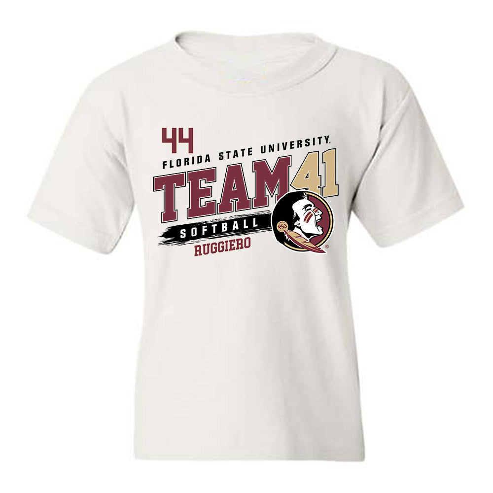 FSU - NCAA Softball : Bella Ruggiero - Fashion Shersey Youth T-Shirt-0