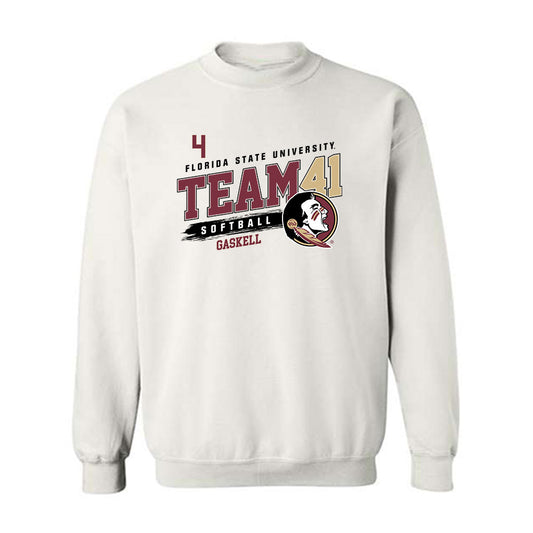 FSU - NCAA Softball : Marlee Gaskell - Fashion Shersey Crewneck Sweatshirt-0