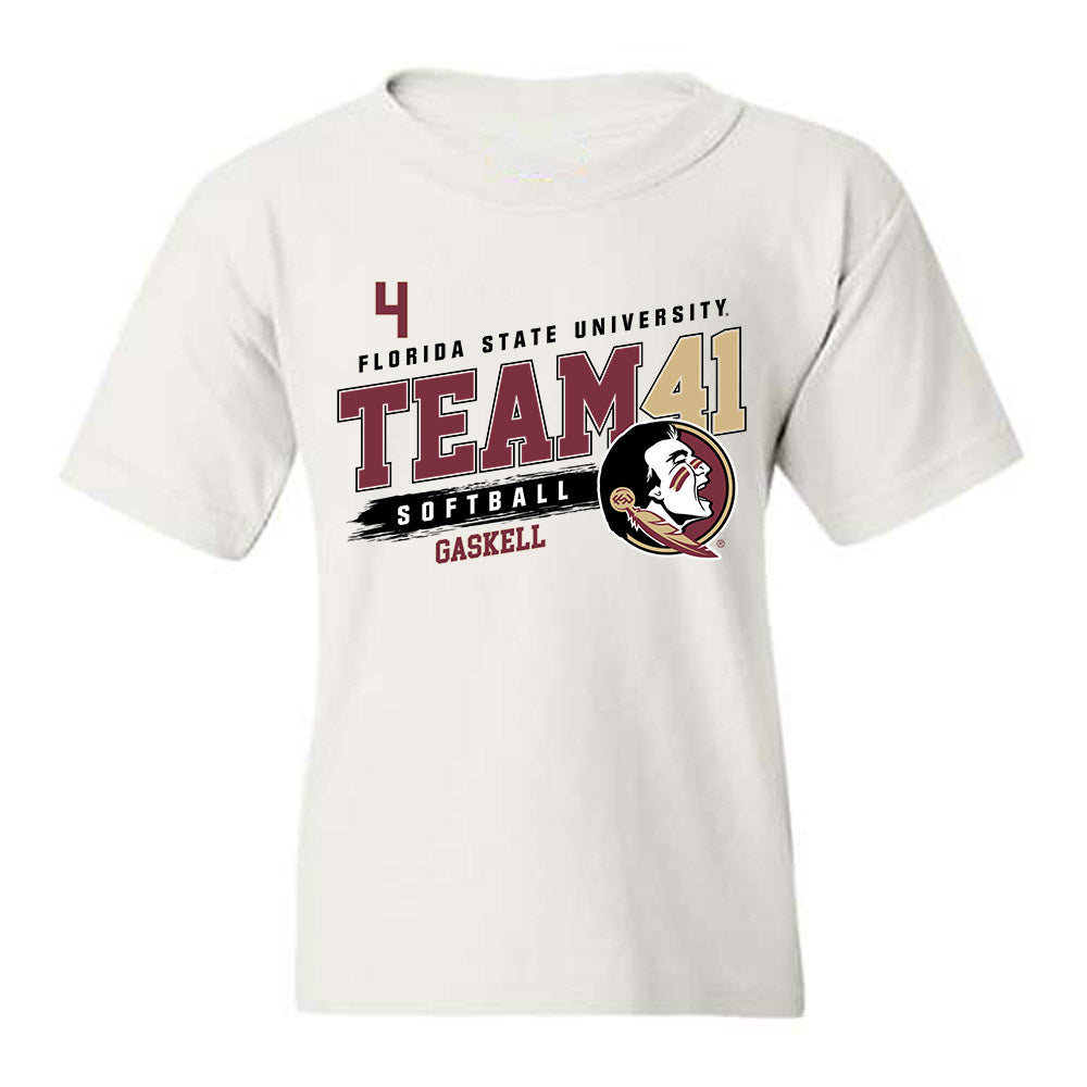 FSU - NCAA Softball : Marlee Gaskell - Fashion Shersey Youth T-Shirt-0