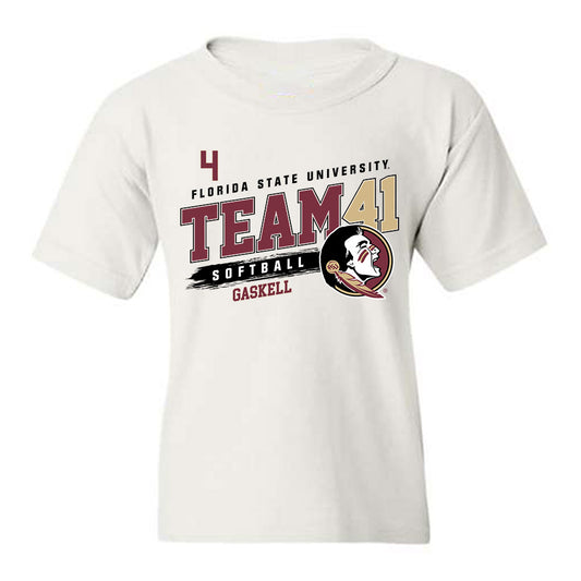 FSU - NCAA Softball : Marlee Gaskell - Fashion Shersey Youth T-Shirt-0