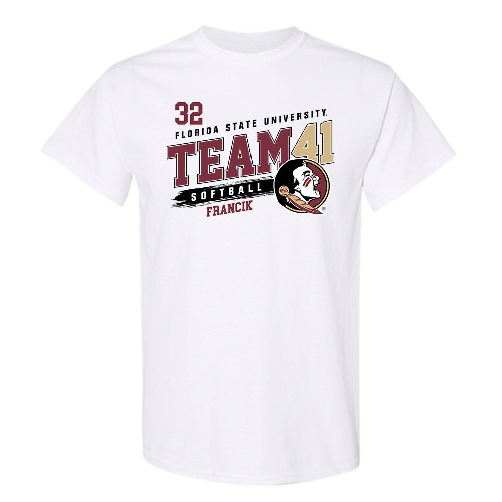 FSU - NCAA Softball : Jazzy Francik - Fashion Shersey T-Shirt-0