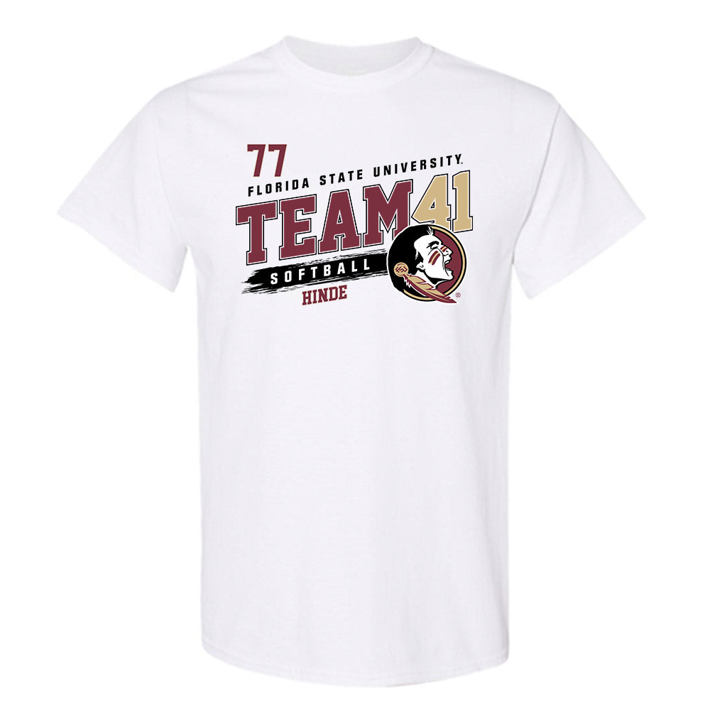 FSU - NCAA Softball : Anna Hinde - Fashion Shersey T-Shirt-0