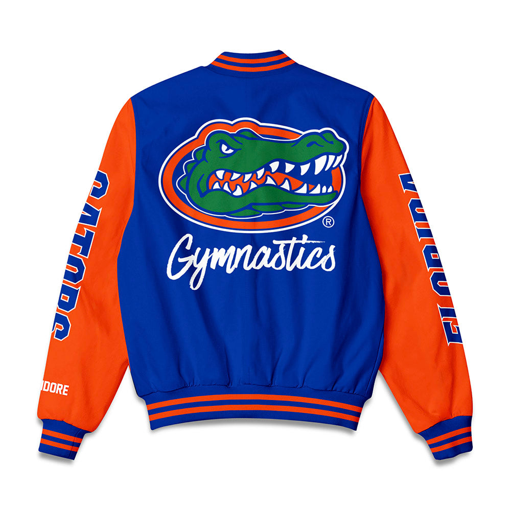 Florida - NCAA Women's Gymnastics : Amelia Disidore - Bomber Jacket-1