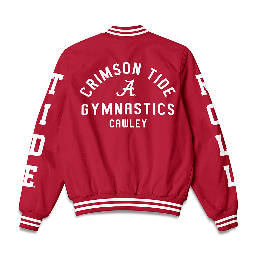 Alabama - NCAA Women's Gymnastics : Jasmine Cawley - Bomber Jacket-1