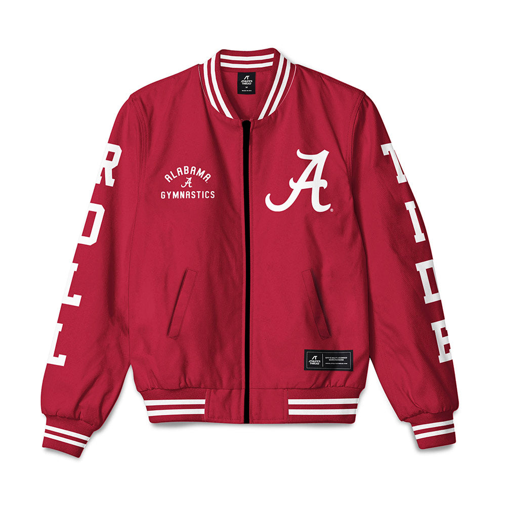 Alabama - NCAA Women's Gymnastics : Jasmine Cawley - Bomber Jacket-0