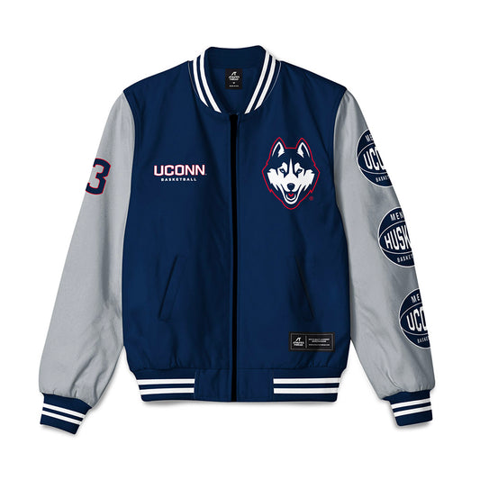 UConn - NCAA Men's Basketball : Jacob ROSS - Bomber Jacket-0