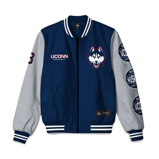 UConn - NCAA Men's Basketball : Colben Landrew - Bomber Jacket-0