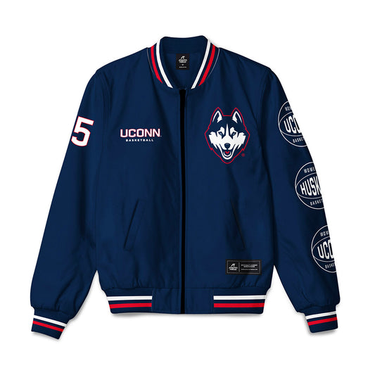UConn - NCAA Women's Basketball : Kaylee Meza - Bomber Jacket-0