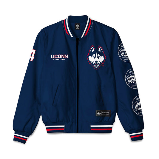 UConn - NCAA Women's Basketball : Quinonez Blanca - Bomber Jacket-0