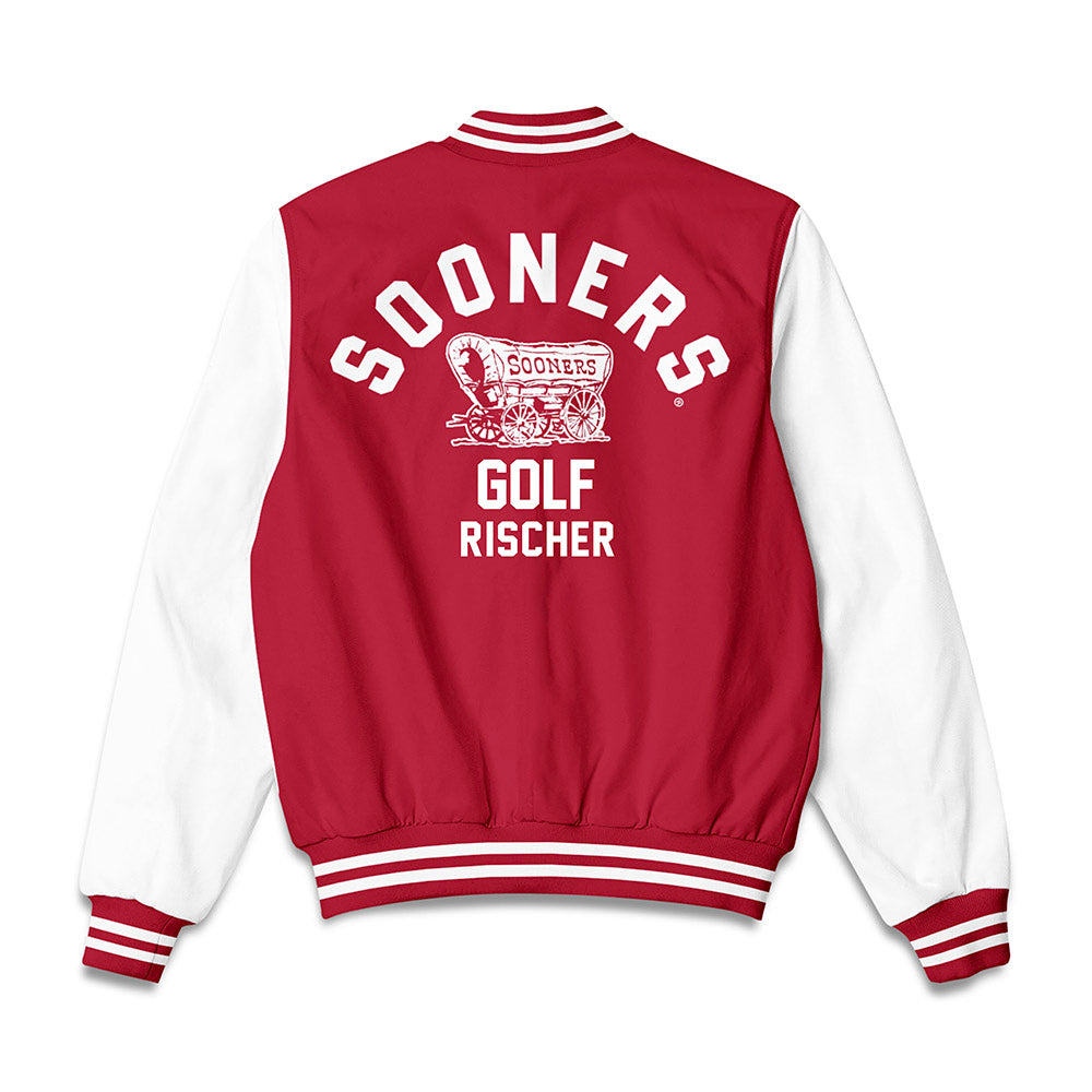 Oklahoma - NCAA Women's Golf : Audrey Rischer - Bomber Jacket-1