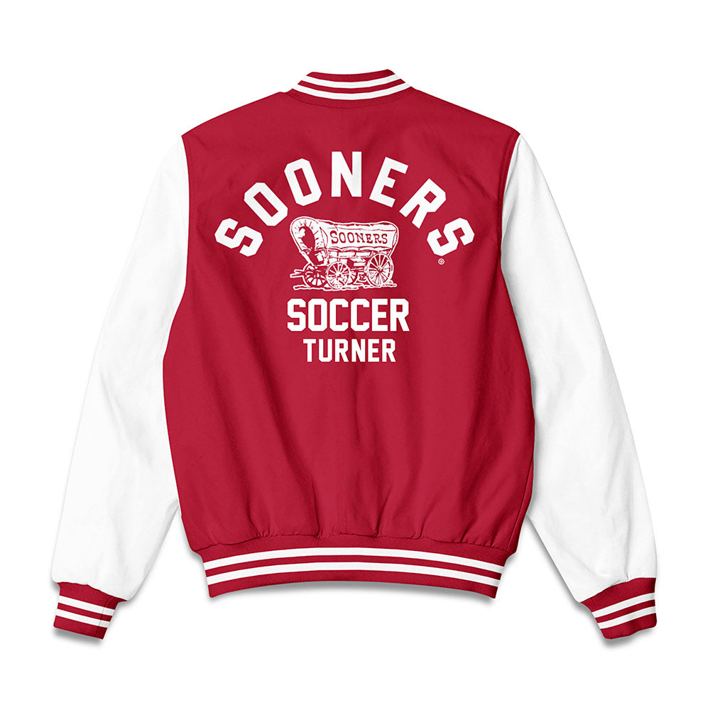 Oklahoma - NCAA Women's Soccer : Landrey Turner - Bomber Jacket-1