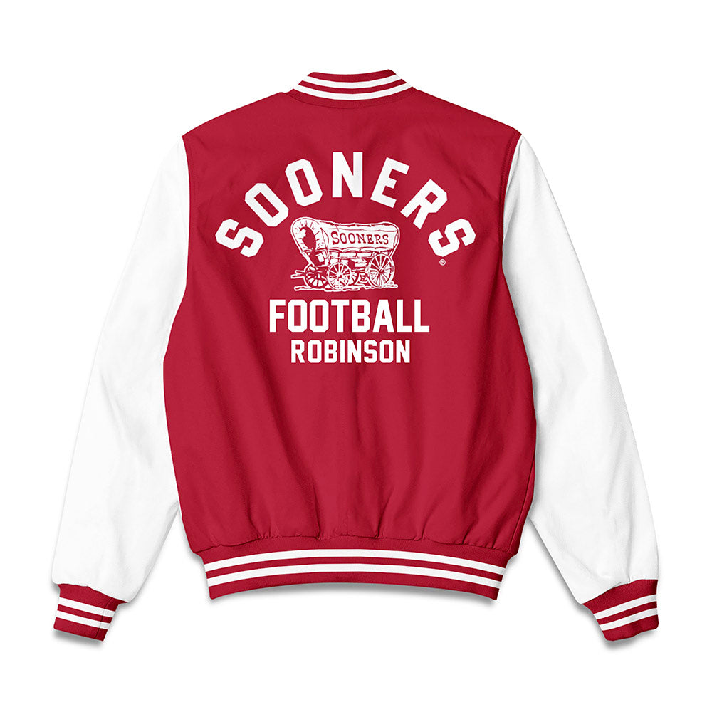 Oklahoma - NCAA Football : Xavier Robinson - Bomber Jacket-1