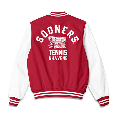 Oklahoma - NCAA Men's Tennis : Bruno Nhavene - Bomber Jacket-1