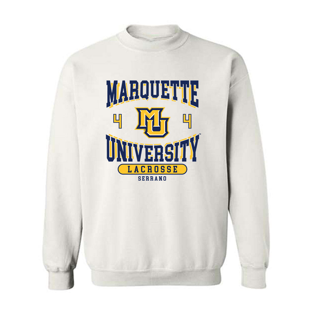 Marquette - NCAA Women's Lacrosse : Dani Serrano - Classic Fashion Shersey Crewneck Sweatshirt-0