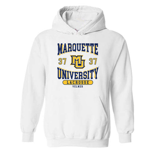 Marquette - NCAA Women's Lacrosse : Mary Velner - Hooded Sweatshirt Classic Fashion Shersey