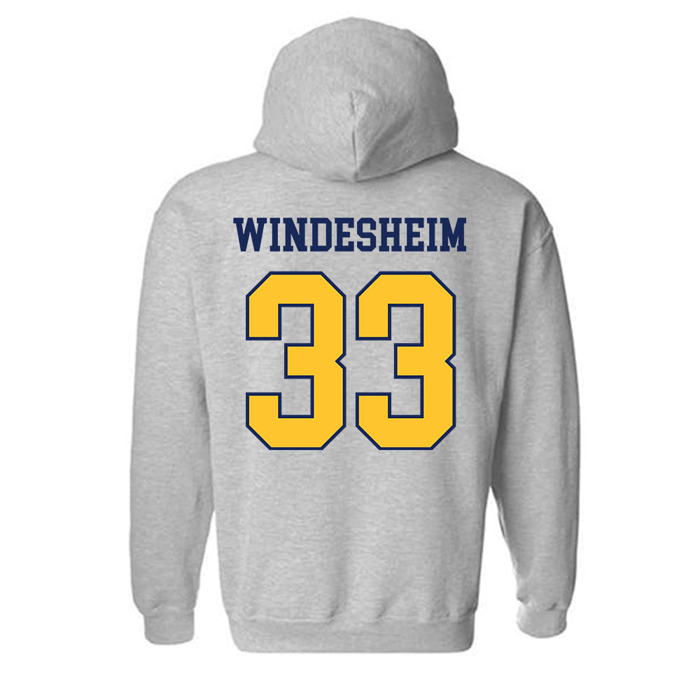 Marquette - NCAA Women's Lacrosse : Gabby Windesheim - Sports Shersey Hooded Sweatshirt-1
