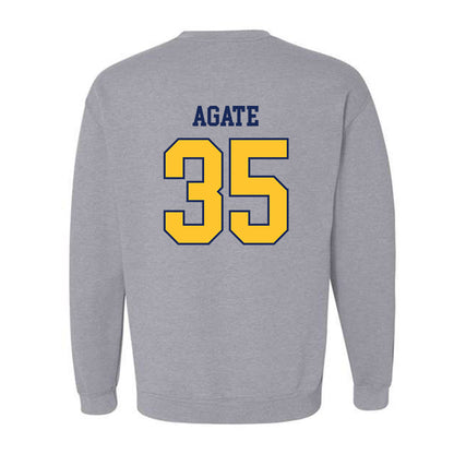 Marquette - NCAA Women's Lacrosse : Eliza Agate - Sports Shersey Crewneck Sweatshirt-1