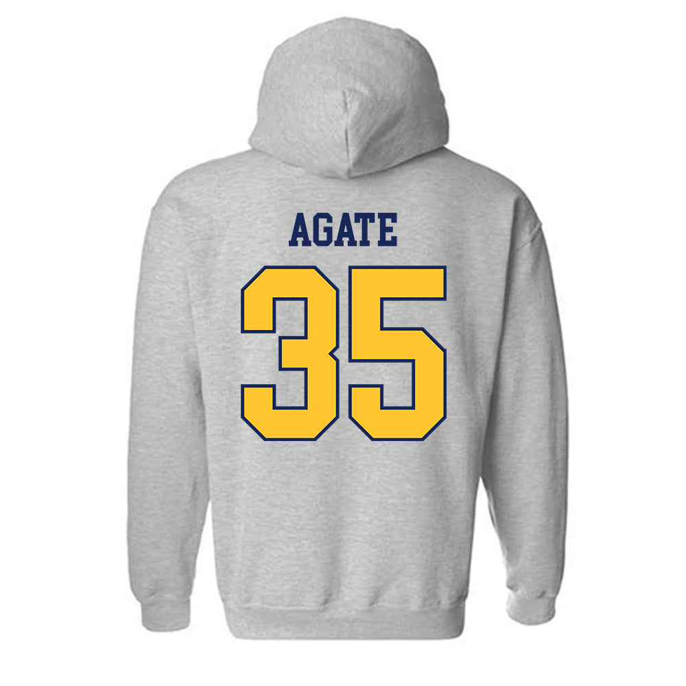 Marquette - NCAA Women's Lacrosse : Eliza Agate - Sports Shersey Hooded Sweatshirt-1