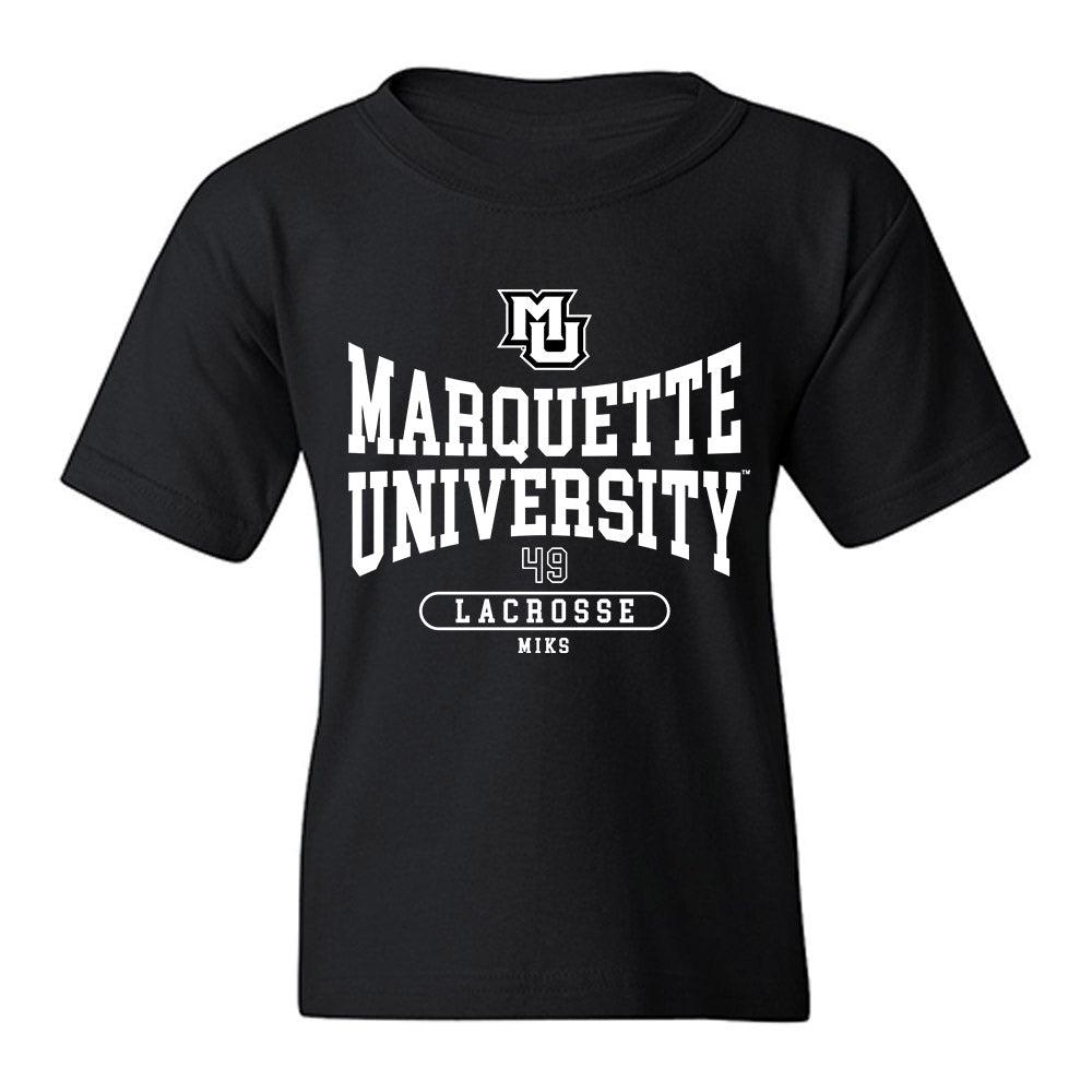 Marquette - NCAA Men's Lacrosse : Carson Miks - Fashion Shersey Youth T-Shirt-0