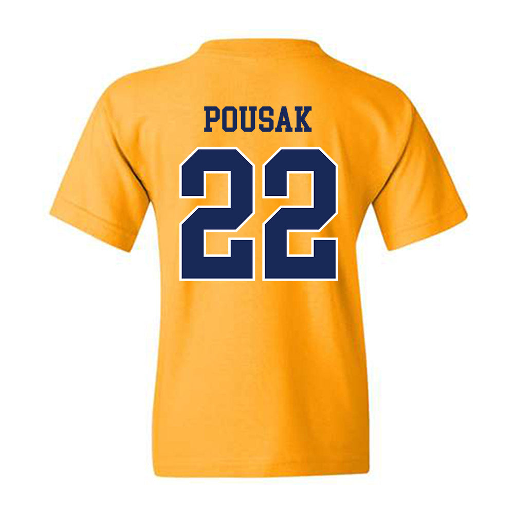 Marquette - NCAA Men's Lacrosse : Ben Pousak - Sports Shersey Youth T-Shirt-1