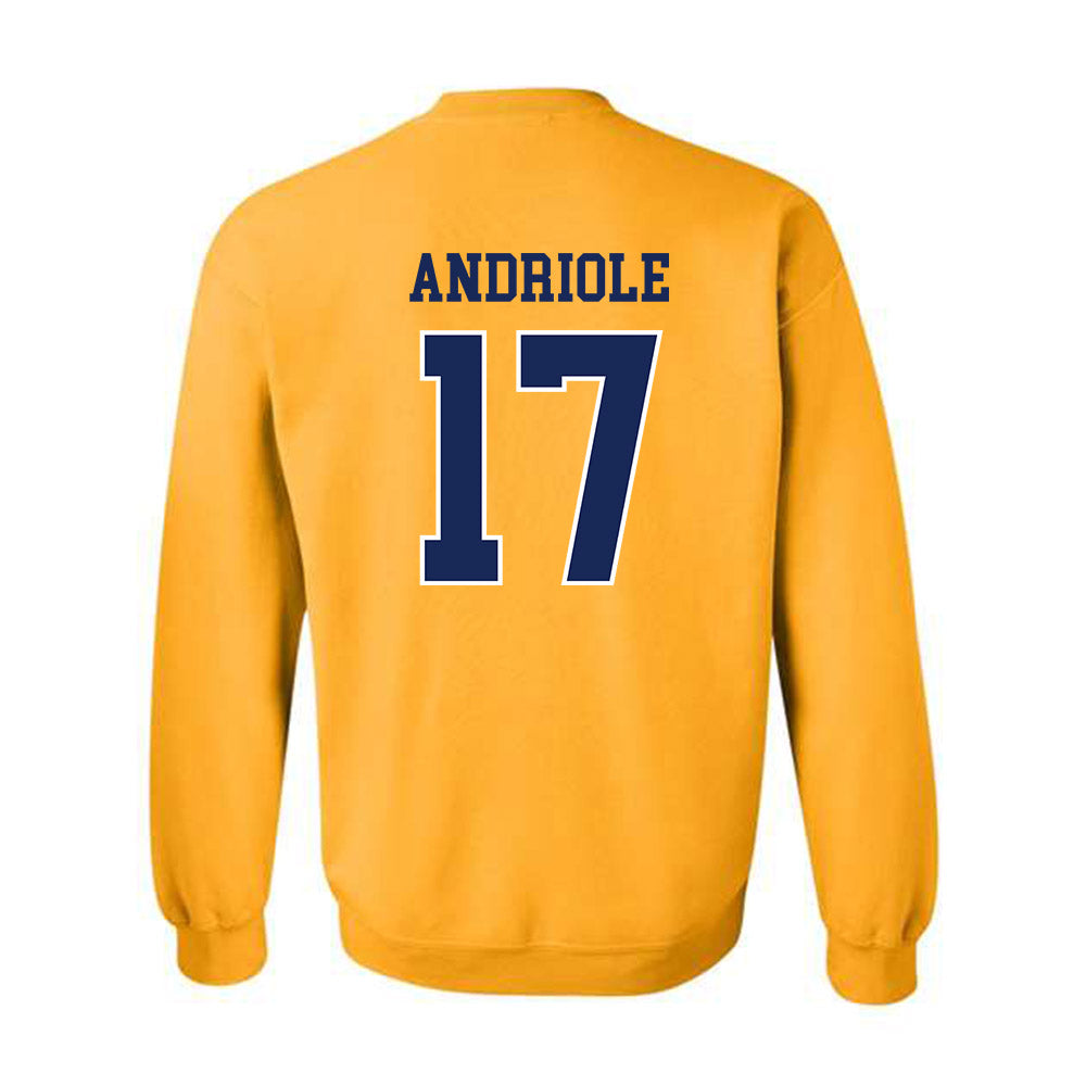 Marquette - NCAA Men's Lacrosse : Thomas Andriole - Sports Shersey Crewneck Sweatshirt-1