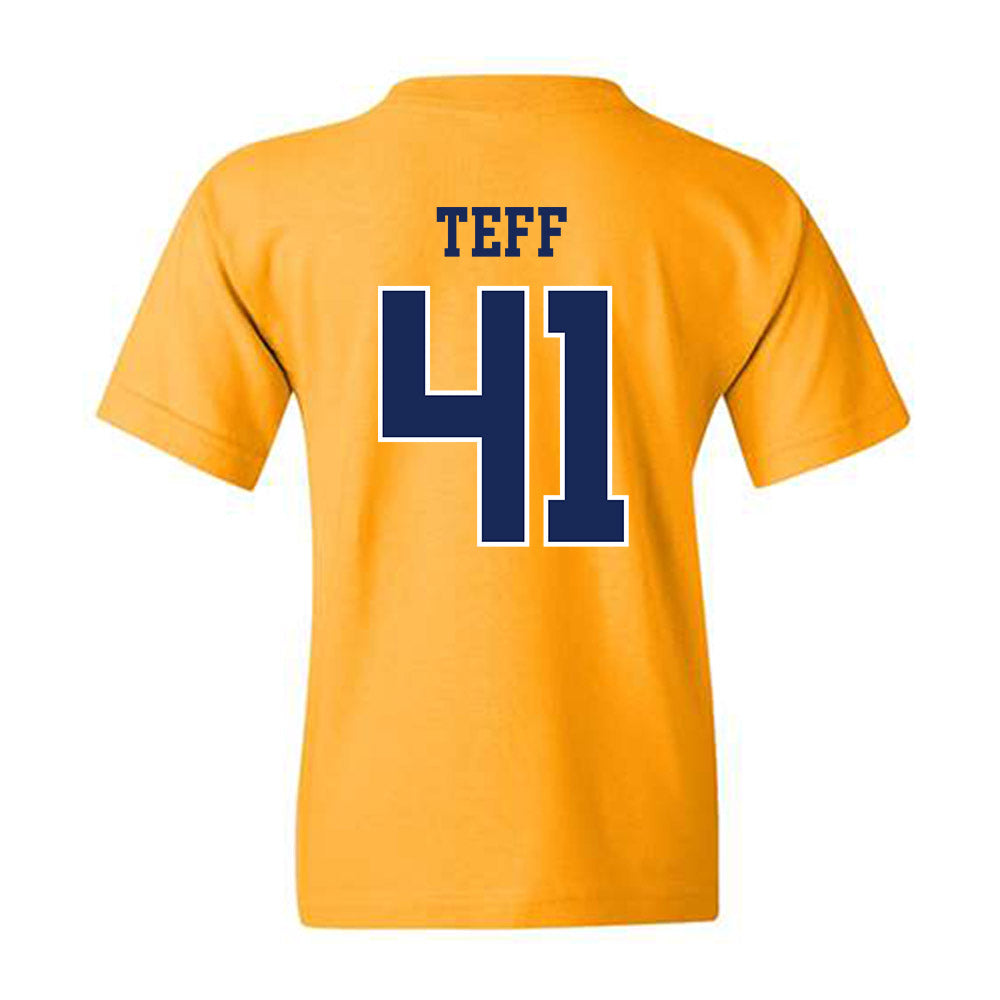 Marquette - NCAA Men's Lacrosse : Troy Teff - Sports Shersey Youth T-Shirt-1