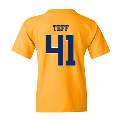 Marquette - NCAA Men's Lacrosse : Troy Teff - Sports Shersey Youth T-Shirt-1