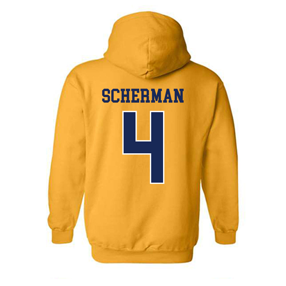 Marquette - NCAA Men's Lacrosse : Brol Scherman - Sports Shersey Hooded Sweatshirt