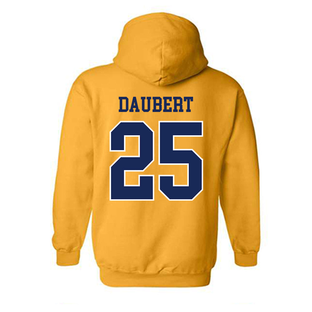 Marquette - NCAA Men's Lacrosse : Justin Daubert - Sports Shersey Hooded Sweatshirt-1