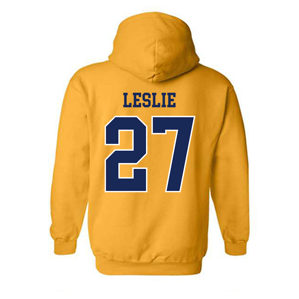 Marquette - NCAA Men's Lacrosse : Parker Leslie - Sports Shersey Hooded Sweatshirt-1