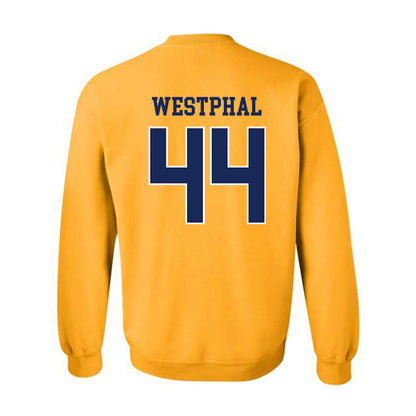 Marquette - NCAA Men's Lacrosse : Beau Westphal - Sports Shersey Crewneck Sweatshirt-1