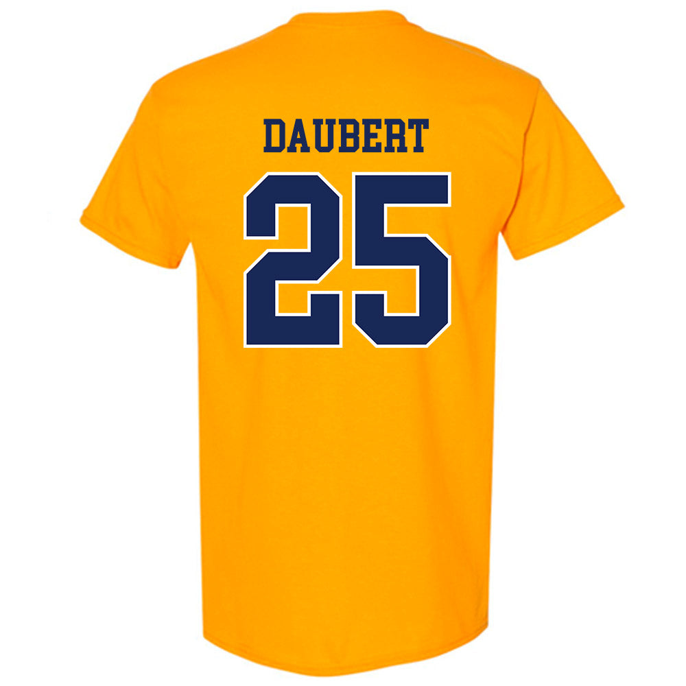 Marquette - NCAA Men's Lacrosse : Justin Daubert - Sports Shersey T-Shirt-1