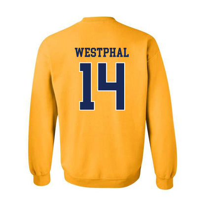 Marquette - NCAA Men's Lacrosse : Beau Westphal - Sports Shersey Crewneck Sweatshirt-1