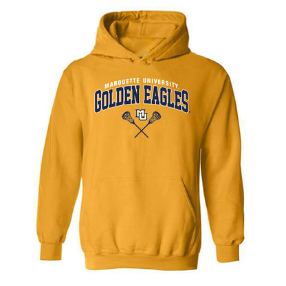 Marquette - NCAA Men's Lacrosse : Brady Murn - Sports Shersey Hooded Sweatshirt-0