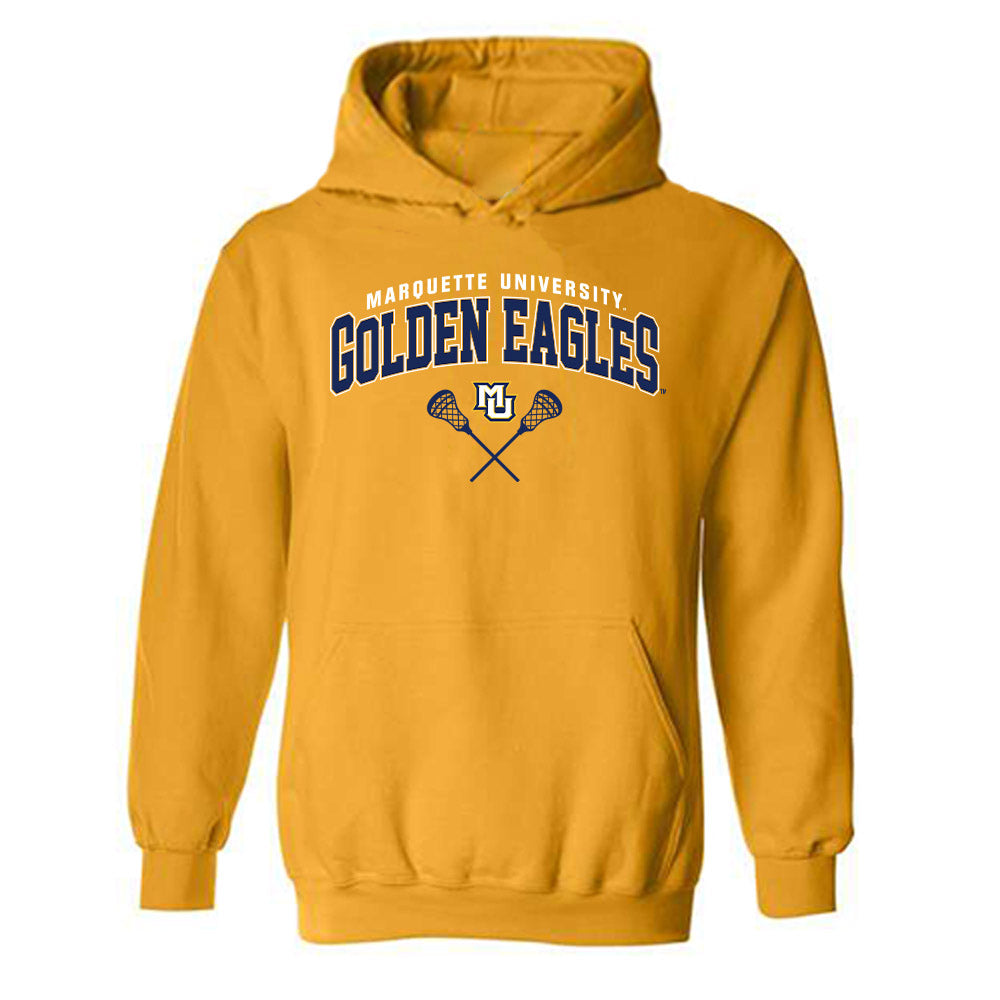 Marquette - NCAA Men's Lacrosse : Chandler Caster - Sports Shersey Hooded Sweatshirt-0