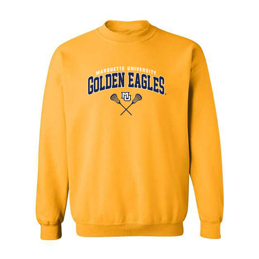 Marquette - NCAA Men's Lacrosse : Russell Soja - Sports Shersey Crewneck Sweatshirt-0