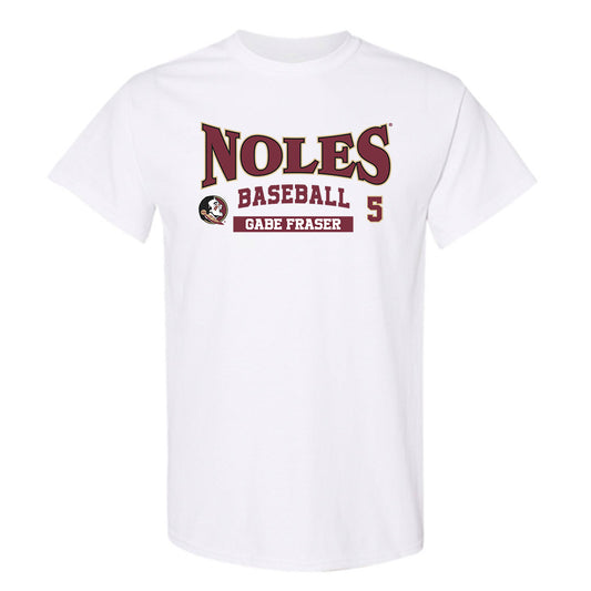 FSU - NCAA Baseball : Gabe Fraser - Classic Fashion Shersey T-Shirt-0