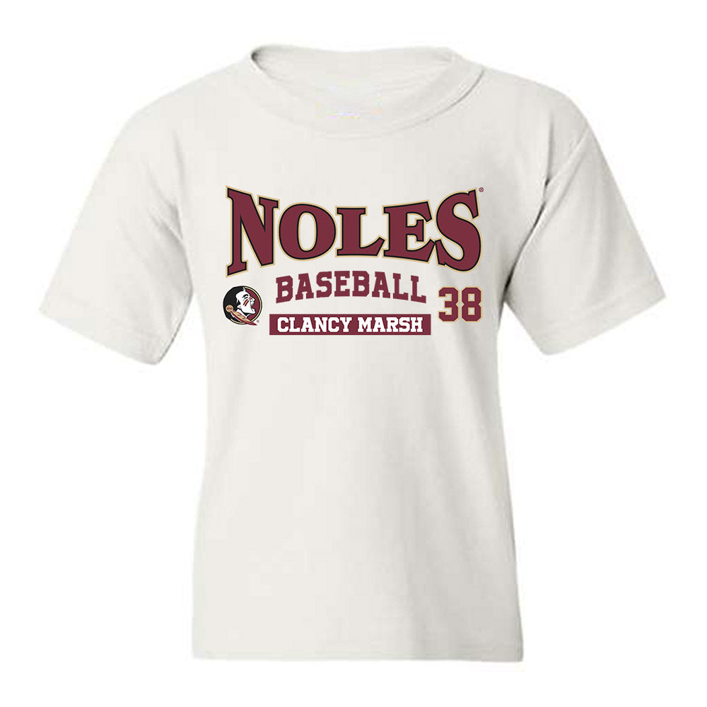 FSU - NCAA Baseball : Clancy Marsh - Classic Fashion Shersey Youth T-Shirt-0